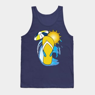 Summer Time Flip Flops Tank Top